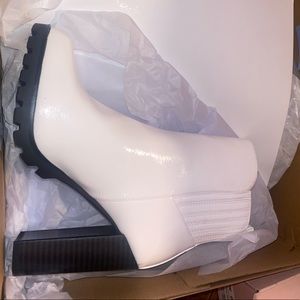 BOOTIES, ANGE, WHITE, 9